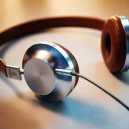 A pair of headphones.