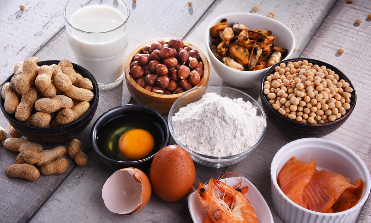 Common food allergens